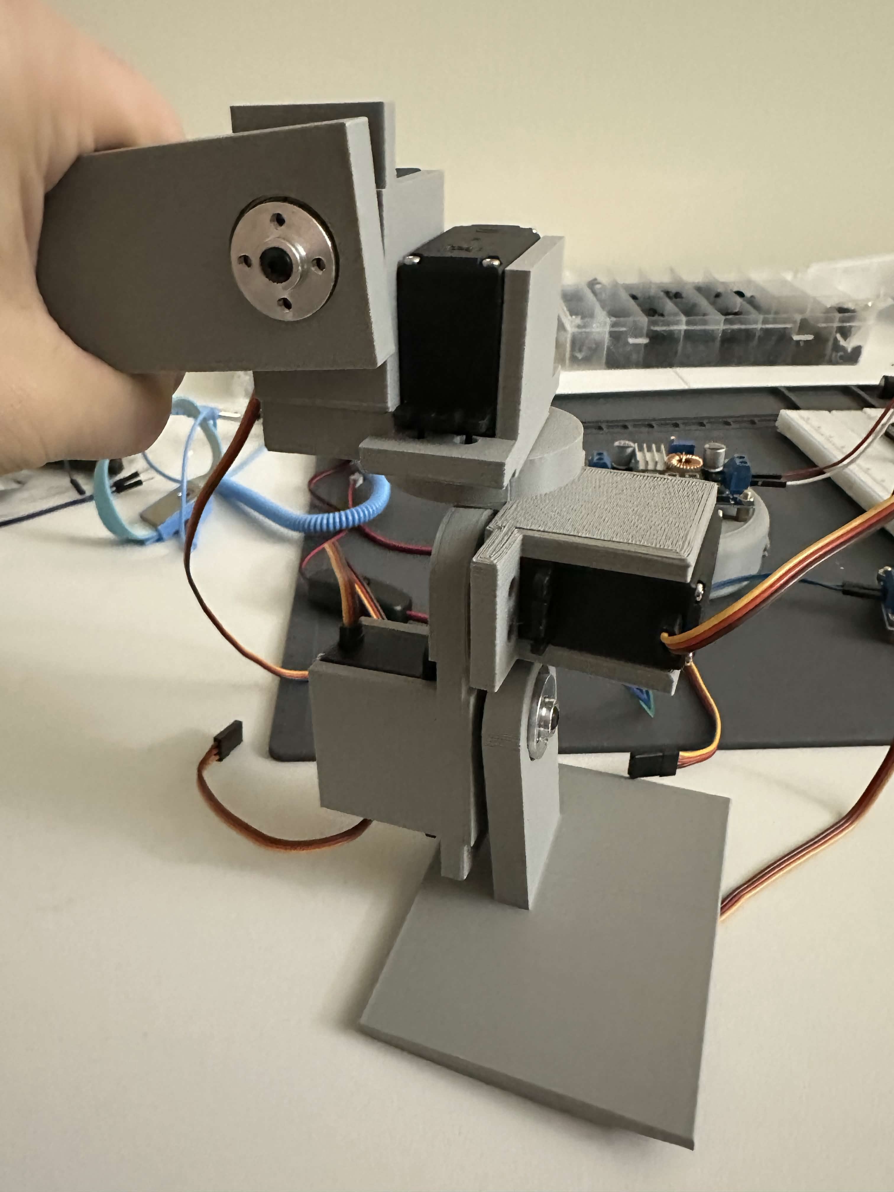 Physical left leg assembly build for Eragon MK1