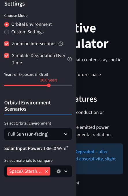 Radiative Cooling Simulation Popout